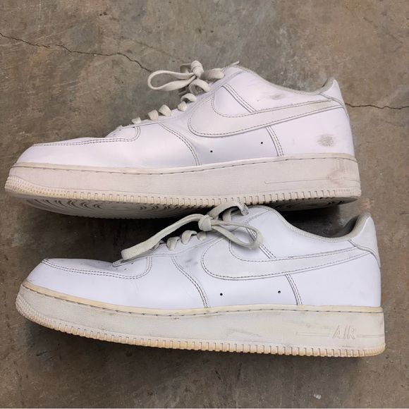 Nike Air Force 1 Low 07 White Sneakers Shoes Mens Size 15 - Picture 2 of 11